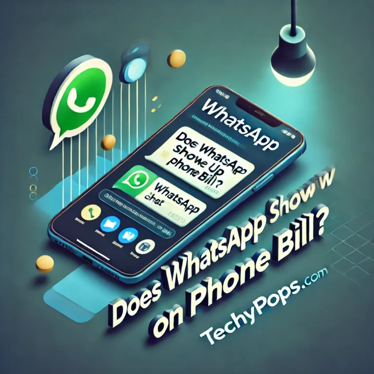 Does WhatsApp Show Up on Phone Bill