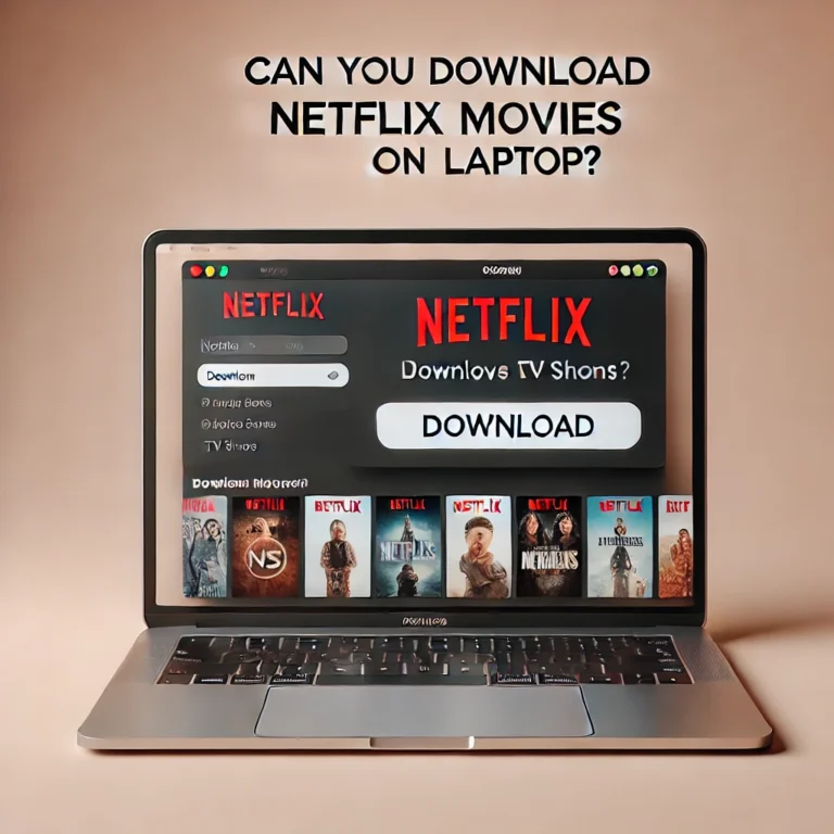 Can You Download Netflix Movies on a Laptop