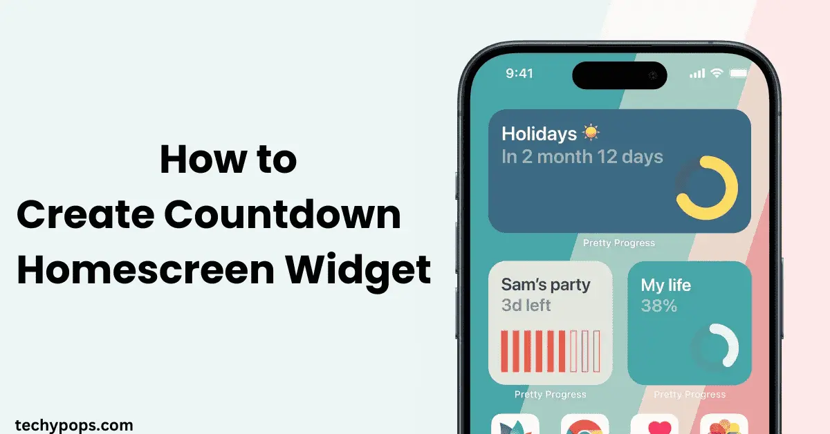 How to Create Countdown Homescreen Widget iPhone